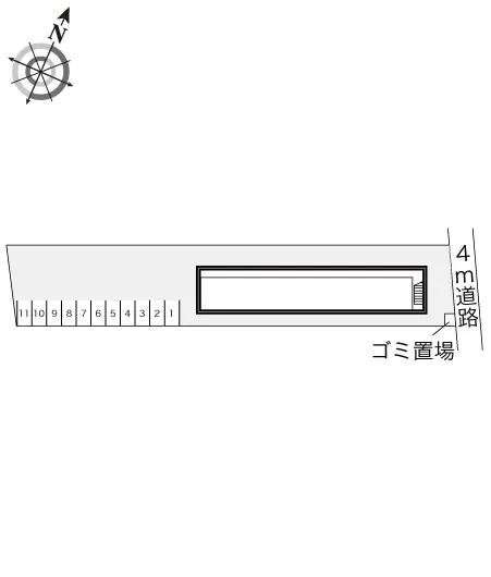 ★手数料０円★さいたま市西区三橋５丁目　月極駐車場（LP）